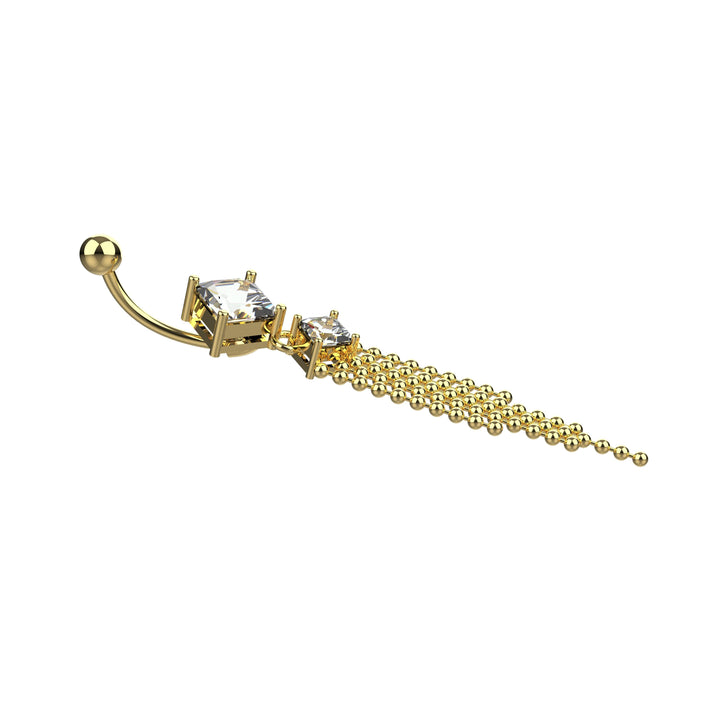 Dainty Belly Button Rings – Belly Chain Piercing Style