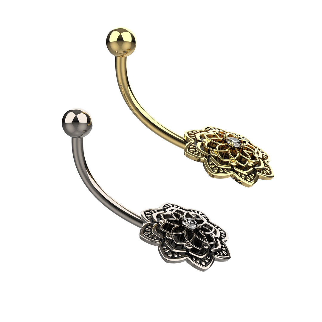 dainty navel piercing jewelry - gold belly ring piercing