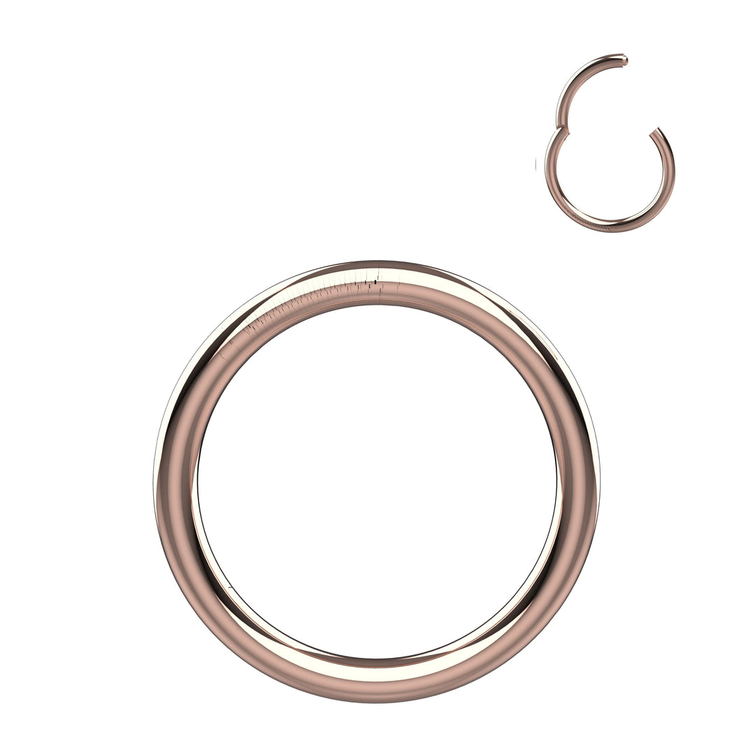 clicker hoop ring for everyday wear
