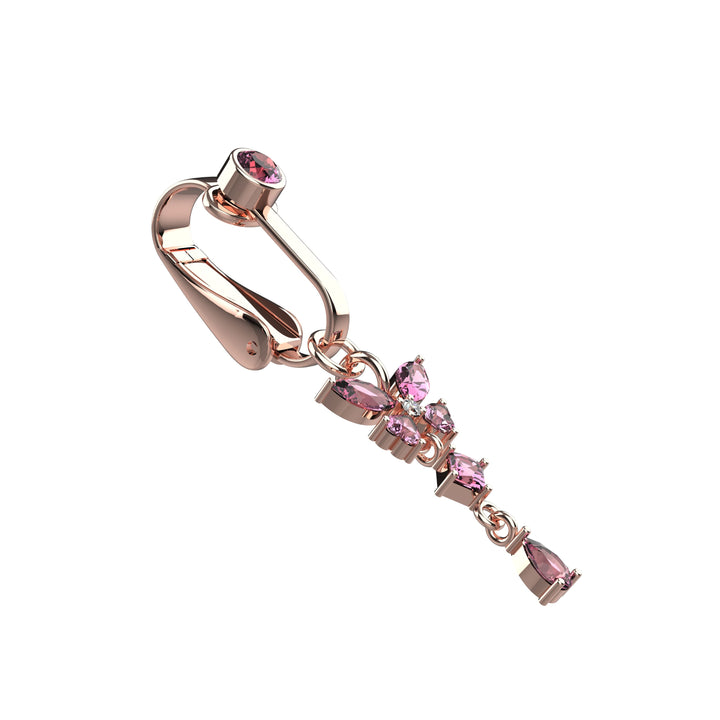 Fake belly button ring – non piercing navel accessory