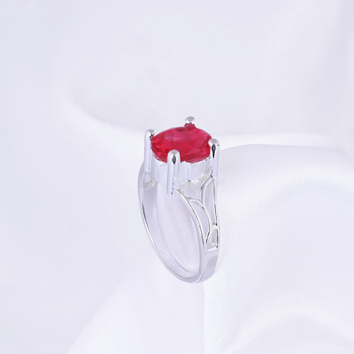 Spinel Gemstone Engagement Ring