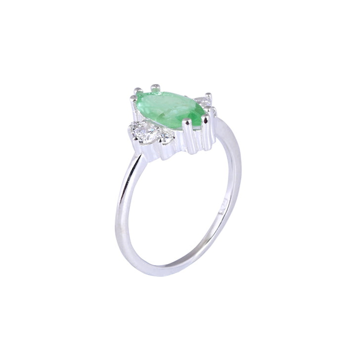 Mint Green Tourmaline Statement Ring Gift for Her