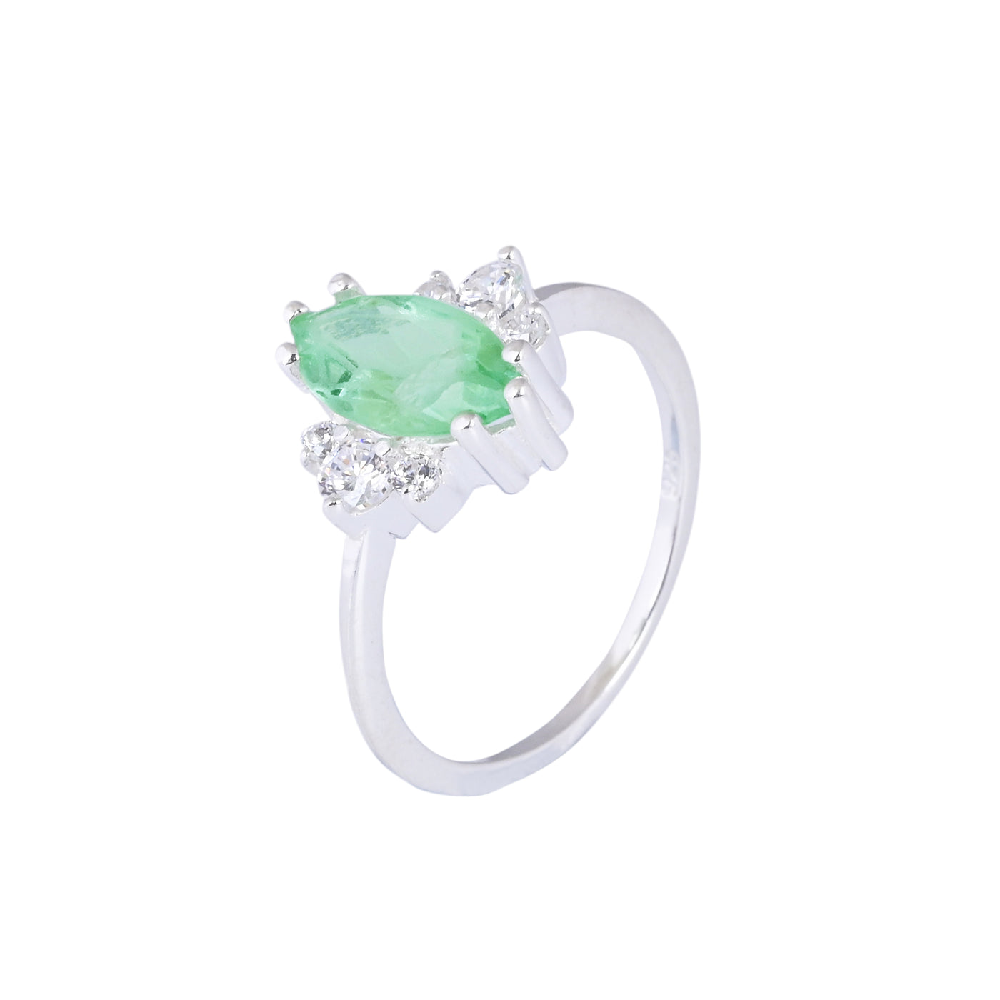 Mint Green Tourmaline Statement Ring Gift for Her