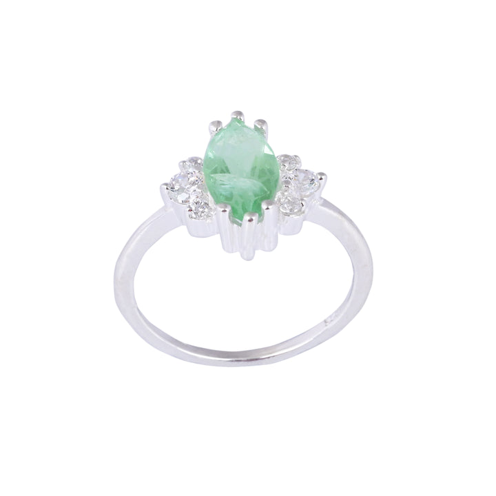 Mint Green Tourmaline Statement Ring Gift for Her