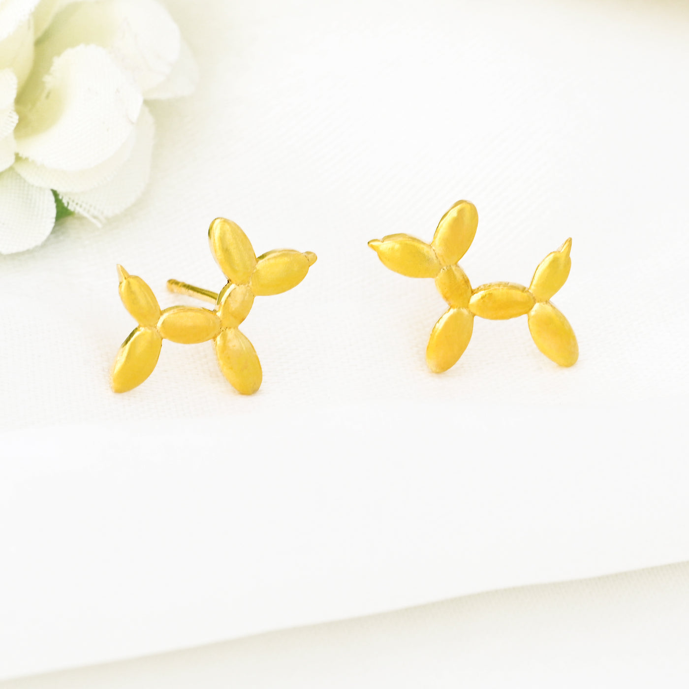 Balloon Dog Stud Earrings
