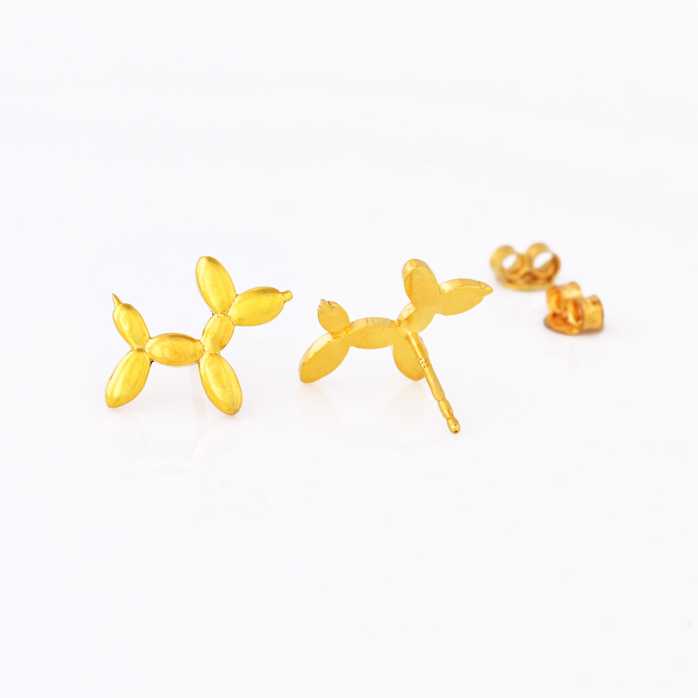 Balloon Dog Stud Earrings