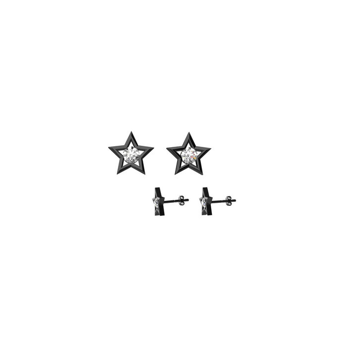 Sterling Silver Star Stud Earrings – Dainty Celestial Studs Earring