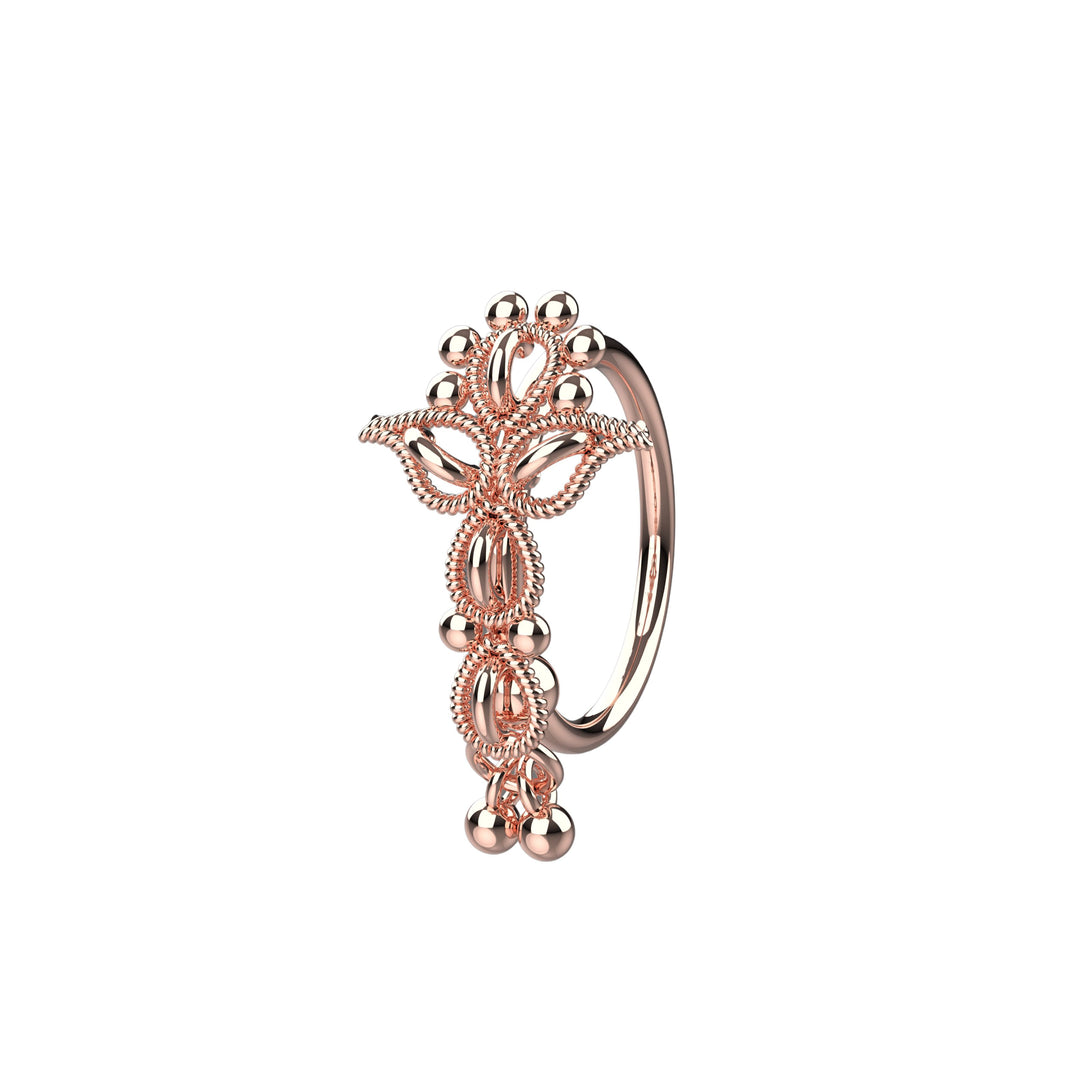 Everyday gold nose jewelry