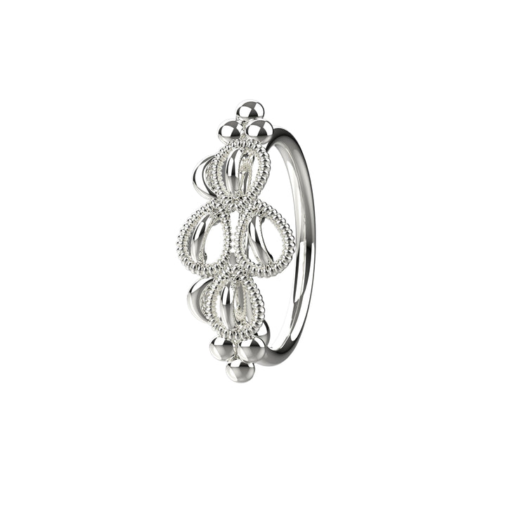 nose hoop with Cuban link design – trendy and chic