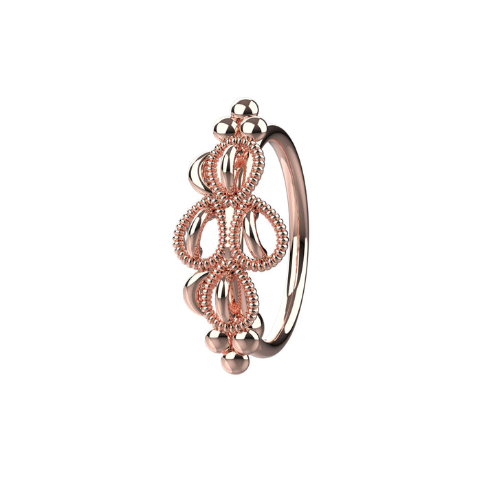 rose gold nose hoop – perfect for a bold and elegant look