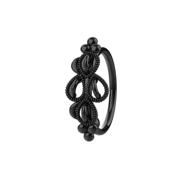 nose jewelry hoop – handcrafted 14kt gold for piercings