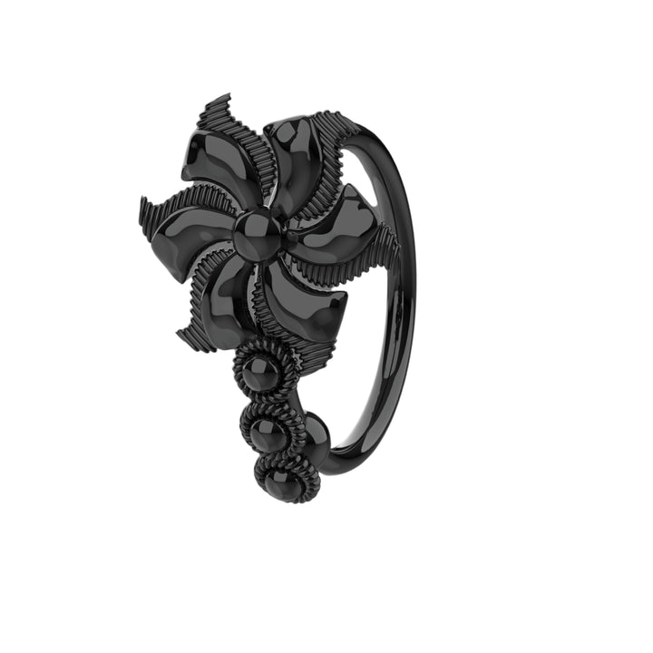 Dainty 14K gold nose hoop for everyday wear