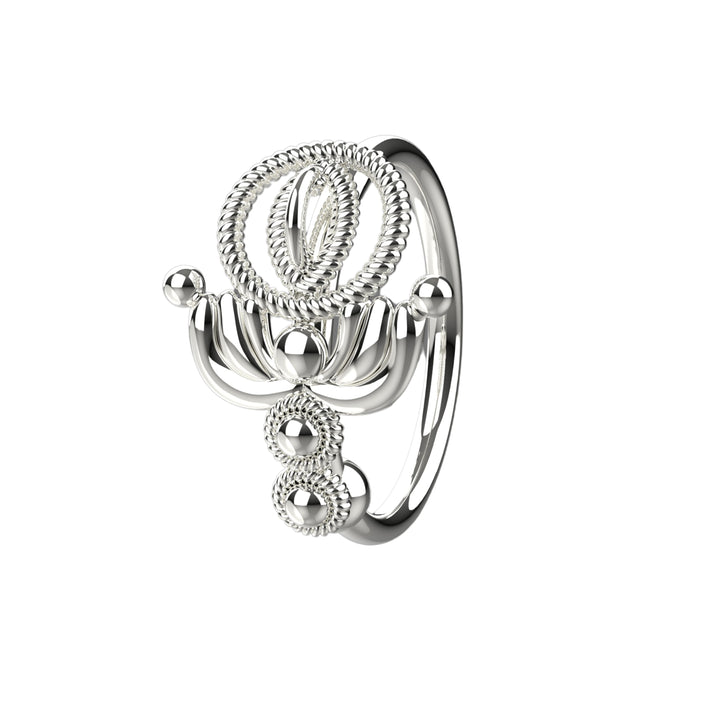 Handmade Indian nose ring gold