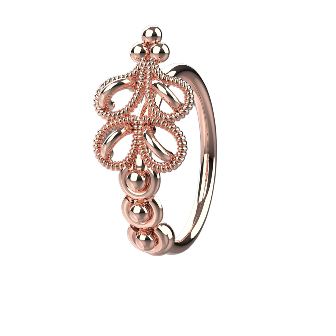 Gold nostril hoop ring