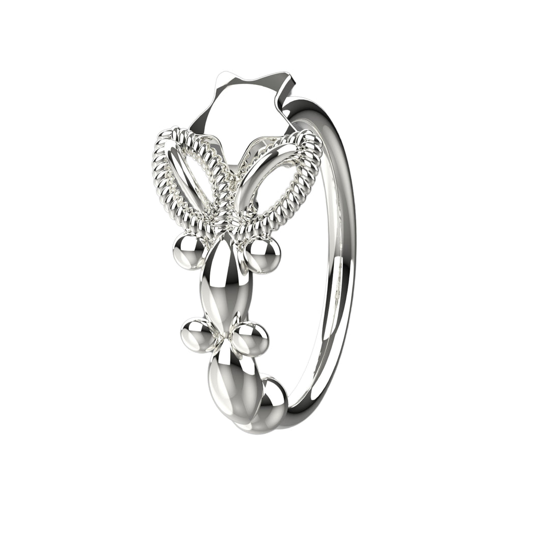 Cartilage hoop jewelry