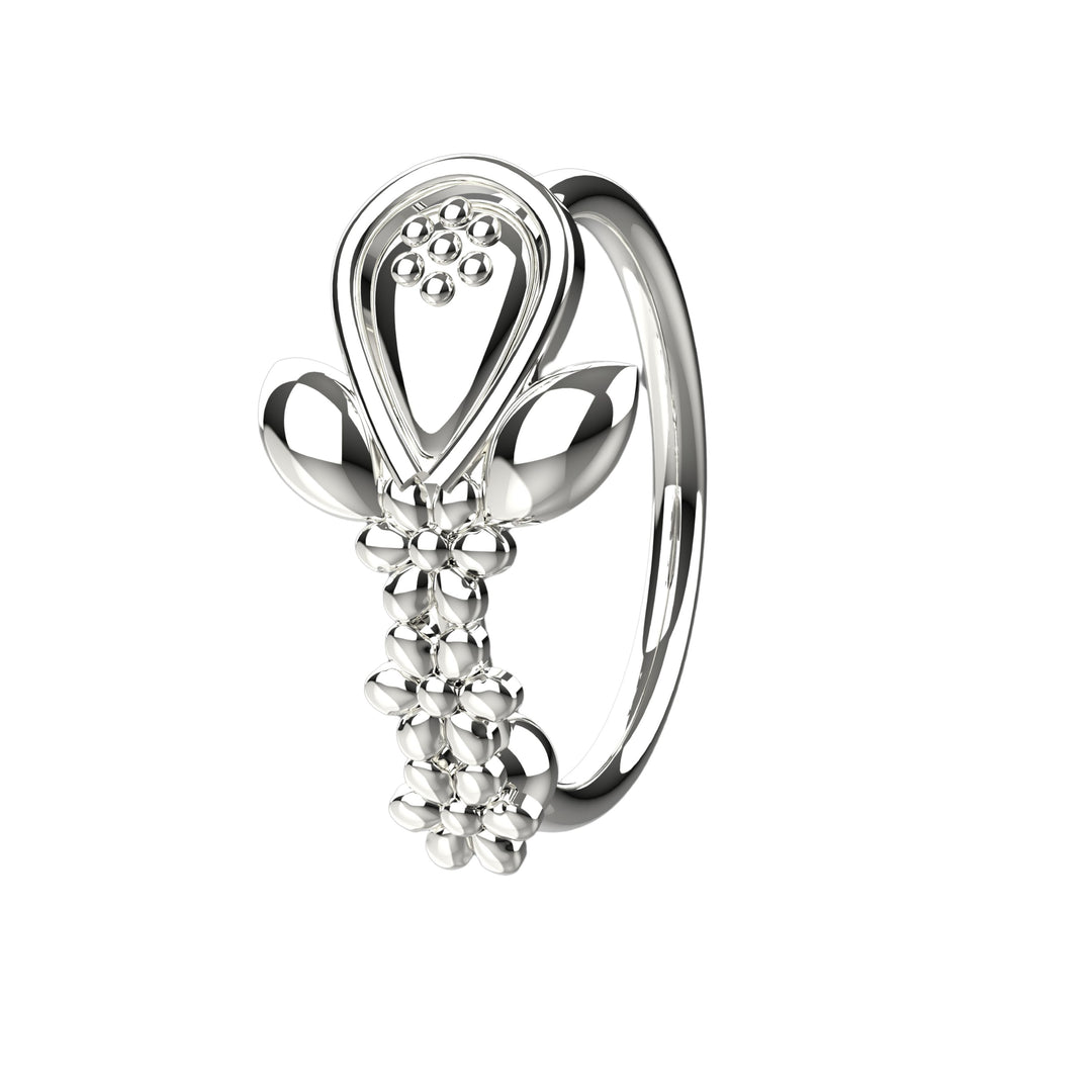 Classic gold & Silver nose ring