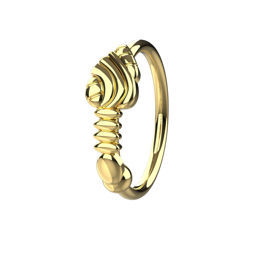 Silver nose earrings hoop