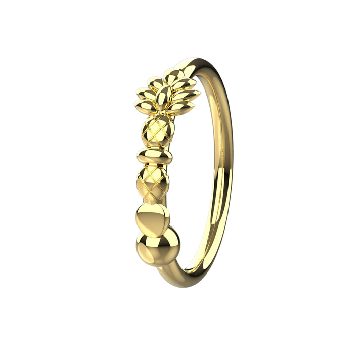 Gold Nose Hoop – elegant and stylish nose jewelry