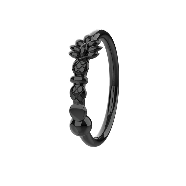 20G gold nose ring hoop