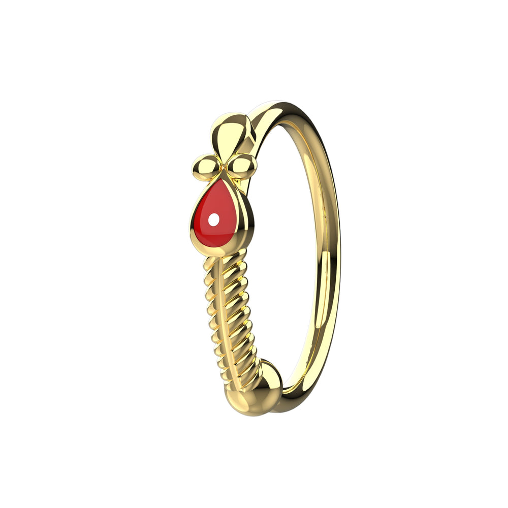 Minimalist nostril rings