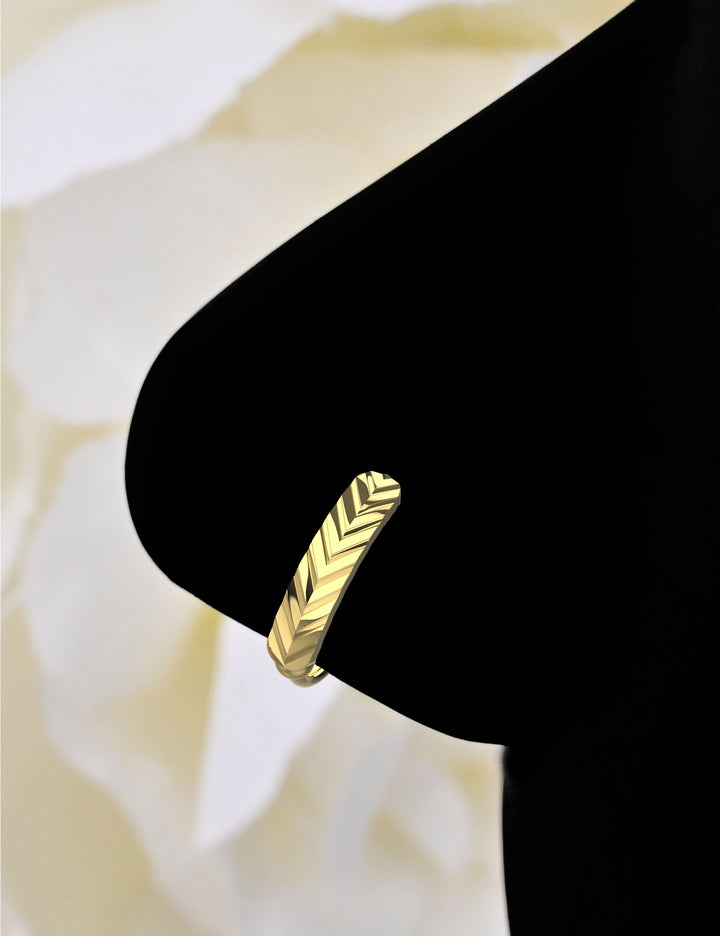 gold nose hoops ring