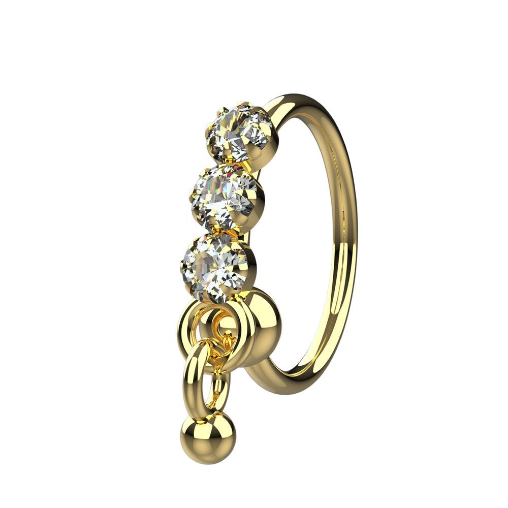 Dangling nose ring – unique and stylish jewelry