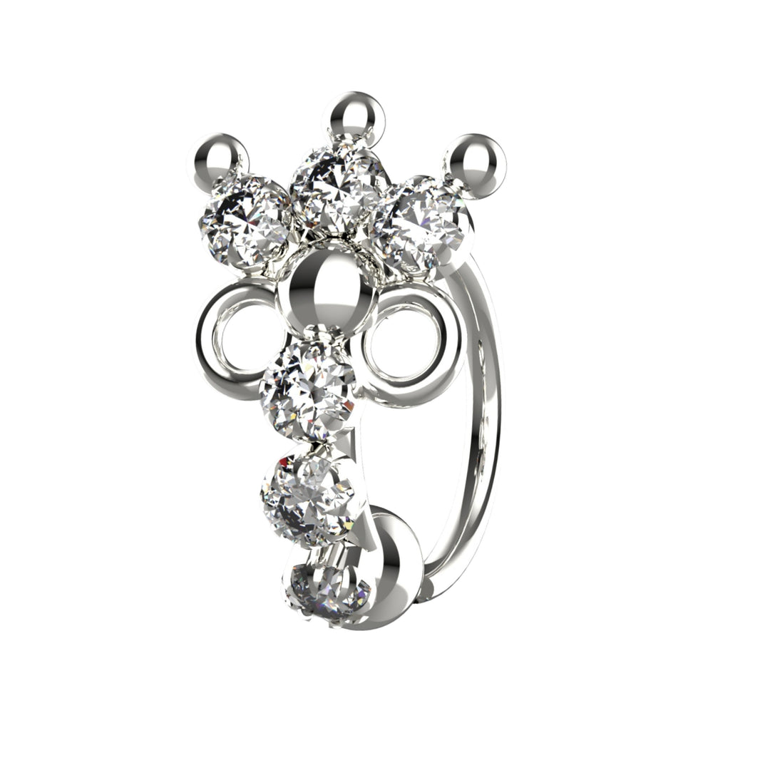Unique nose ring hoop