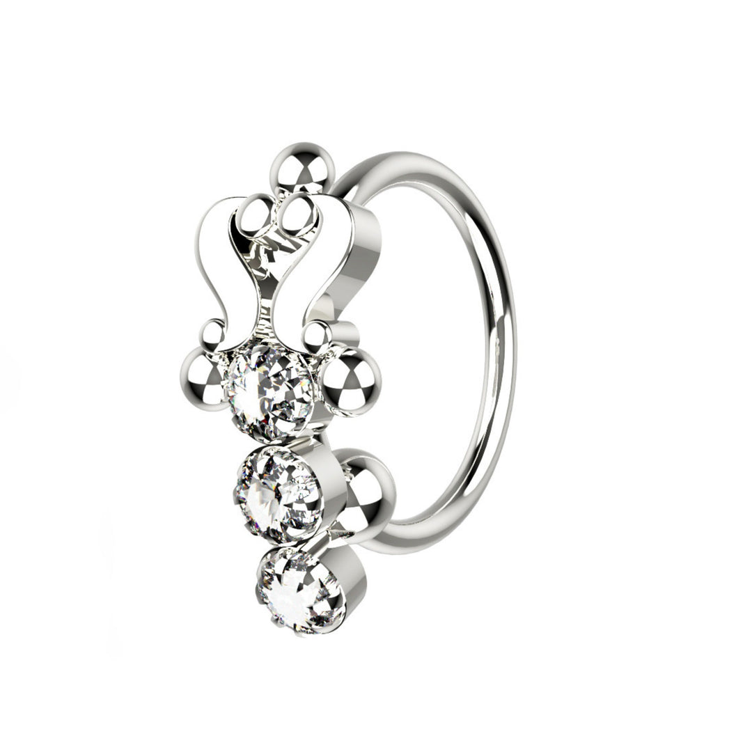 huggie nose hoop – elegant and comfortable design for piercings