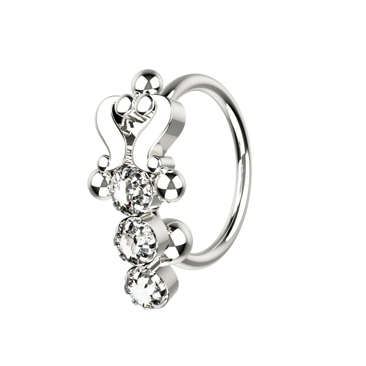 huggie nose hoop – elegant and comfortable design for piercings