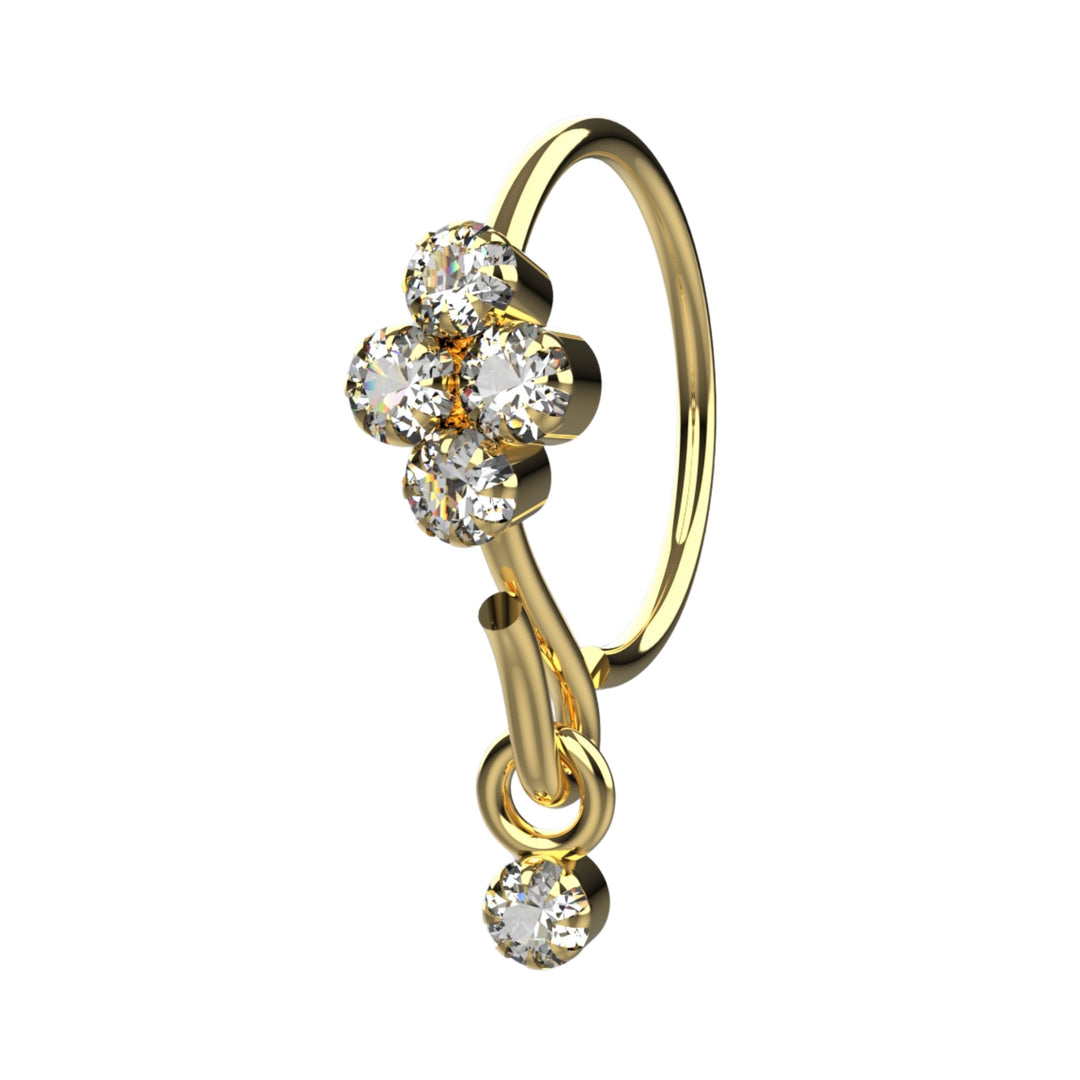 Dangle Nose Ring – stylish and elegant nose jewelry