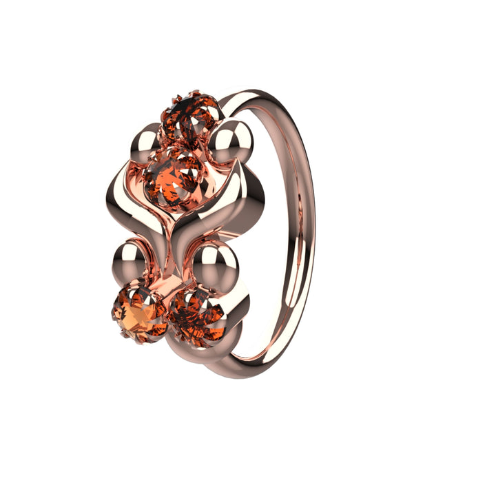Hanging charm nose hoop