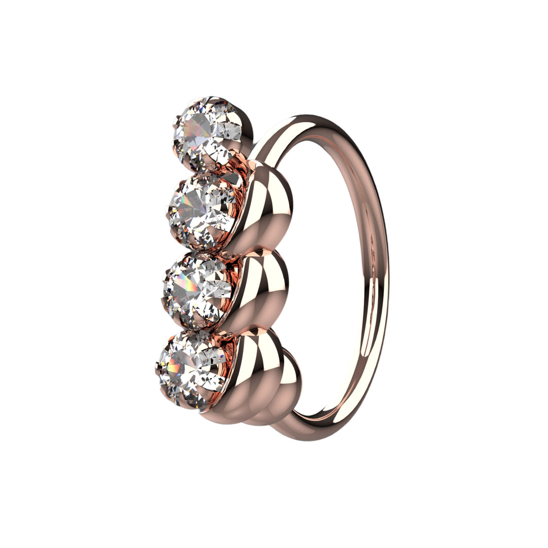 Sparkly diamond nose jewelry