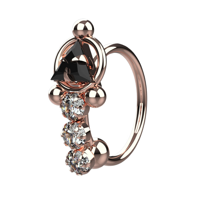 Gold Nose Hoop – trendy and lightweight