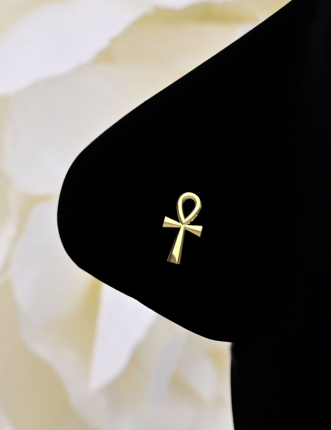 Gold ankh symbol 