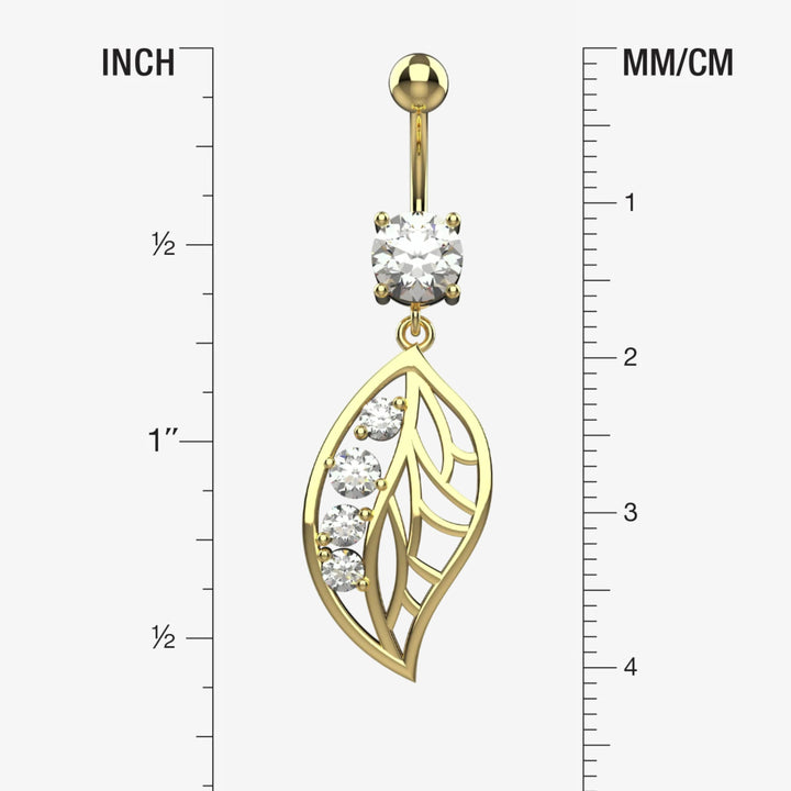 Floating Navel Jewelry – Elegant Belly Ring Piercing For Women