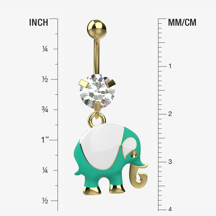 Elephant Belly Button Rings – Animal Piercing Jewelry