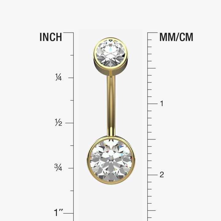 Gold Belly Ring Piercing – Women’s Belly Button Jewelry