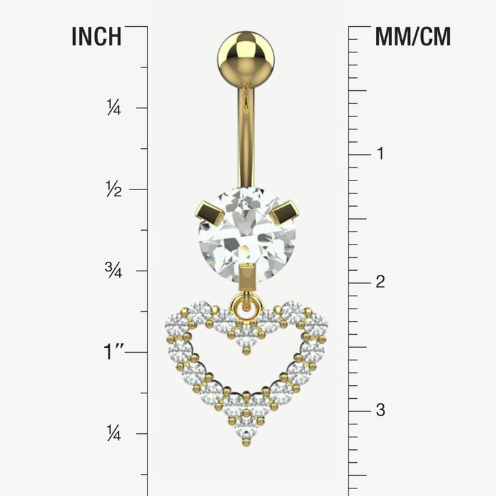 Gold Belly Ring – Belly Button Ring Piercing Jewelry