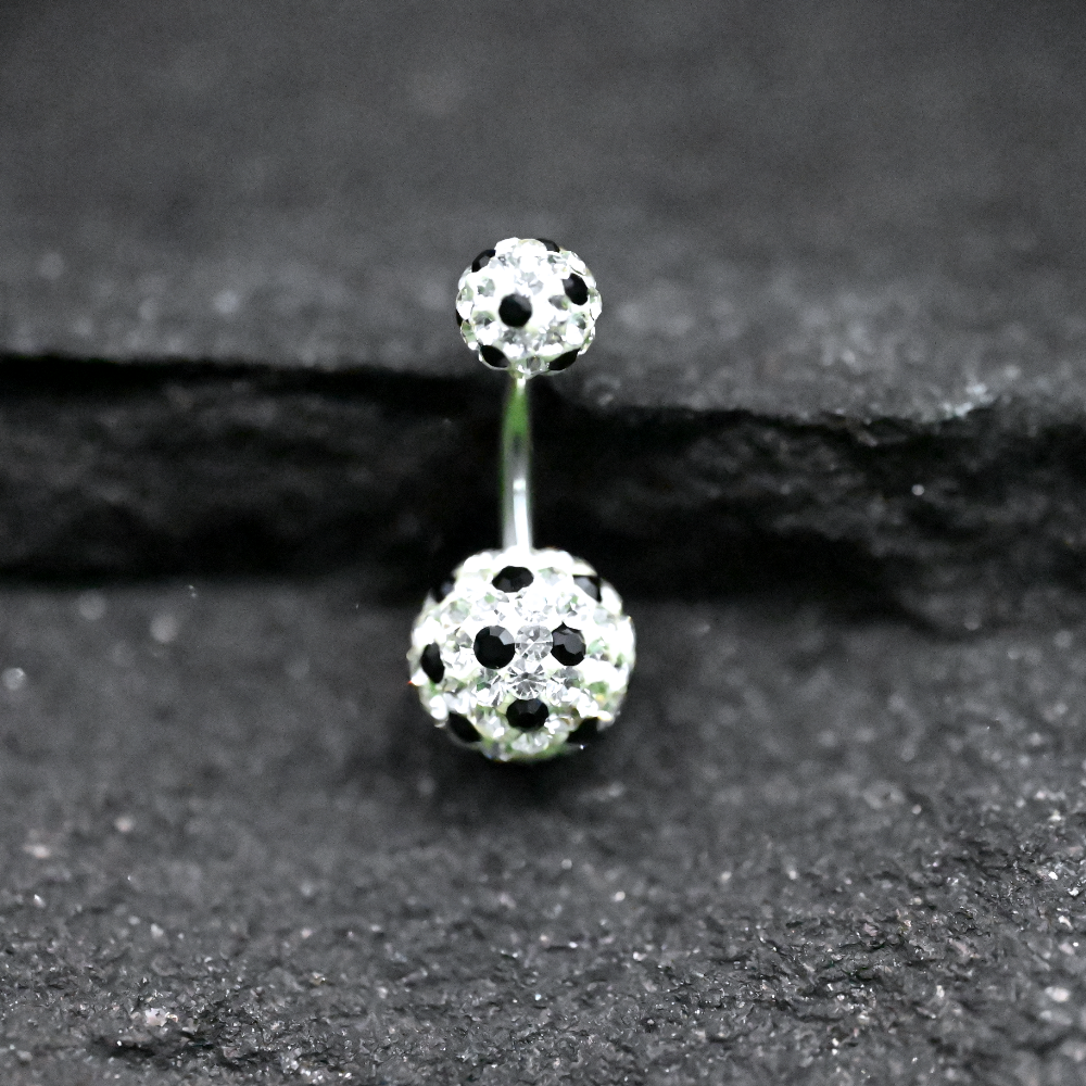 Crystal Ball Belly Button Ring